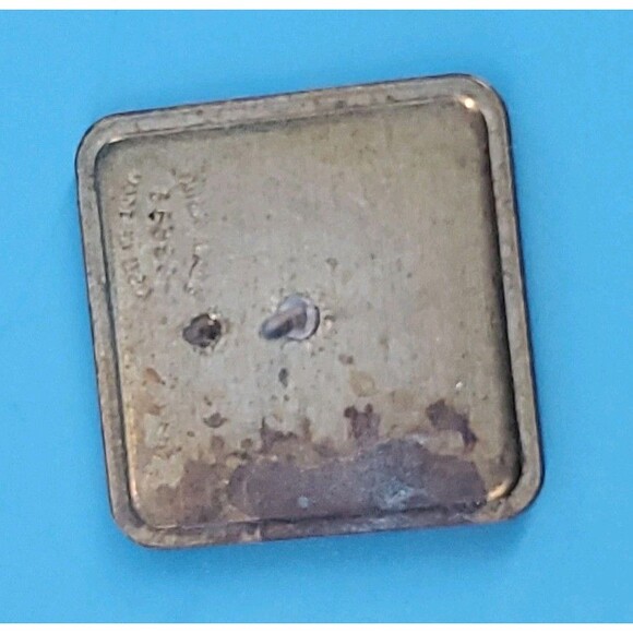 Jimmy Stewart Museum Tack Lapel Pin Souvenir Square Yellow Union Made USA - Picture 5 of 9